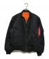 ALPHA（アルファ）の古着「MA-1ジャケット」｜ブラック