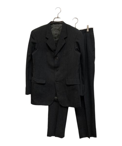 YOHJI YAMAMOTO（ヨウジヤマモト）YOHJI YAMAMOTO (ヨウジヤマモト) D'URBAN (ダーバン) A.A.R (アール) 3Pセットアップスーツ ブラック サイズ:-の古着・服飾アイテム