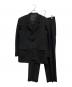 YOHJI YAMAMOTO（ヨウジヤマモト）の古着「3Pセットアップスーツ」｜ブラック