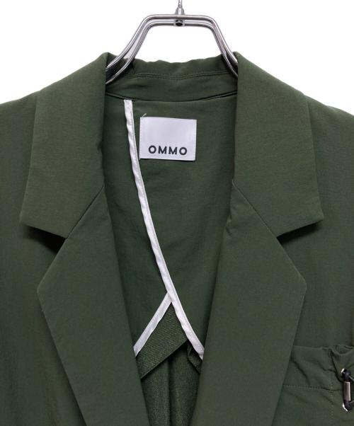 OMMO（オーエムエムオー）OMMO (オーエムエムオー) DRAWSTRING BACK ZIP JK カーキ サイズ:Freeの古着・服飾アイテム