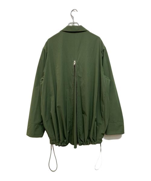 OMMO（オーエムエムオー）OMMO (オーエムエムオー) DRAWSTRING BACK ZIP JK カーキ サイズ:Freeの古着・服飾アイテム