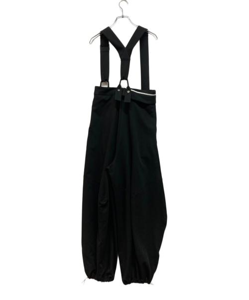 OMMO（オーエムエムオー）OMMO (オーエムエムオー) IRREGULAR PATTERN AIOサロペット ブラック サイズ:Freeの古着・服飾アイテム