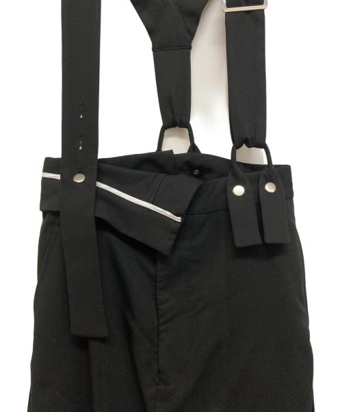 OMMO（オーエムエムオー）OMMO (オーエムエムオー) IRREGULAR PATTERN AIOサロペット ブラック サイズ:Freeの古着・服飾アイテム