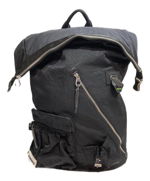 OMMO（オーエムエムオー）OMMO (オーエムエムオー) ダブルフェイスバックパック ブラックの古着・服飾アイテム