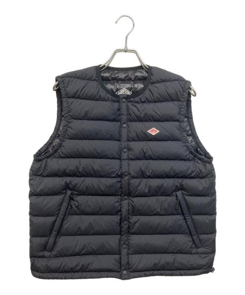 DANTON（ダントン）DANTON (ダントン) クルーネック インナーダウンベスト ブラック サイズ:Mの古着・服飾アイテム