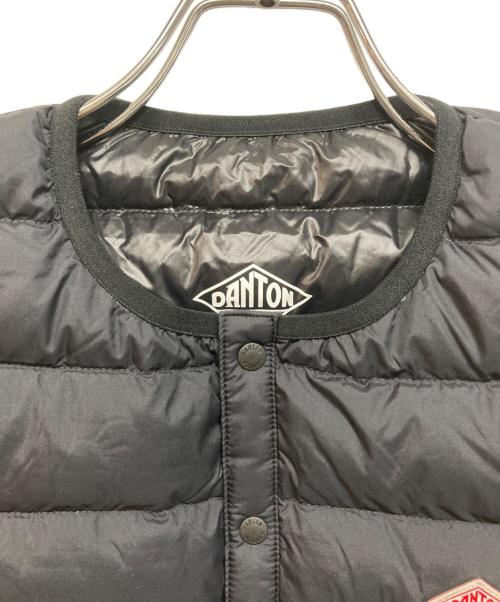 DANTON（ダントン）DANTON (ダントン) クルーネック インナーダウンベスト ブラック サイズ:Mの古着・服飾アイテム