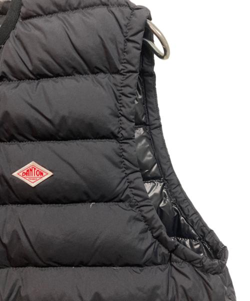 DANTON（ダントン）DANTON (ダントン) クルーネック インナーダウンベスト ブラック サイズ:Mの古着・服飾アイテム