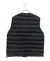 DANTON (ダントン) クルーネック インナーダウンベスト ブラック サイズ:M：10000円