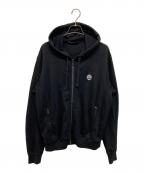 DOLCE & GABBANAドルチェ＆ガッバーナ）の古着「ジップパーカー」｜ブラック