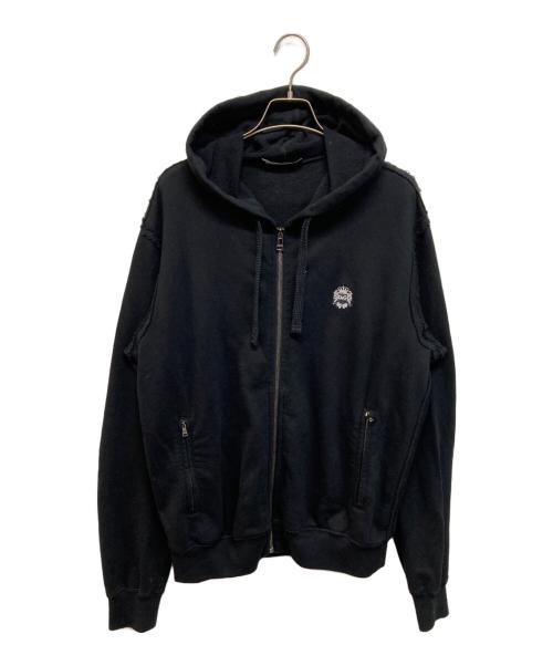 DOLCE & GABBANA（ドルチェ＆ガッバーナ）DOLCE & GABBANA (ドルチェ＆ガッバーナ) ジップパーカー ブラック サイズ:52の古着・服飾アイテム