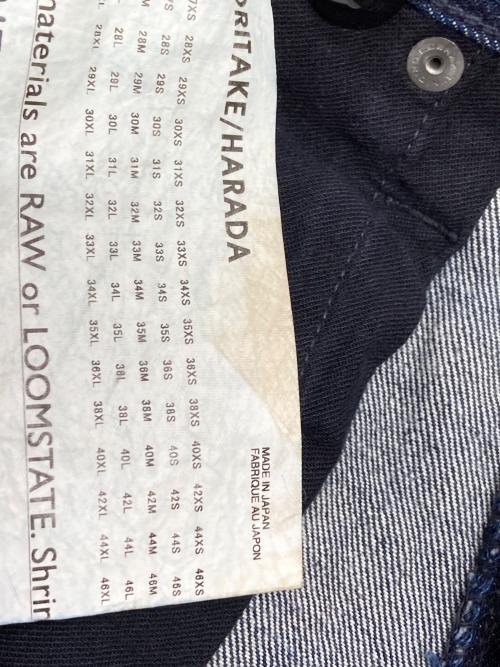 NORITAKE/HARADA（ノリタケ/ハラダ）Noritake/Harada (ノリタケ/ハラダ) デニムパンツ インディゴ サイズ:34MEDIUMの古着・服飾アイテム