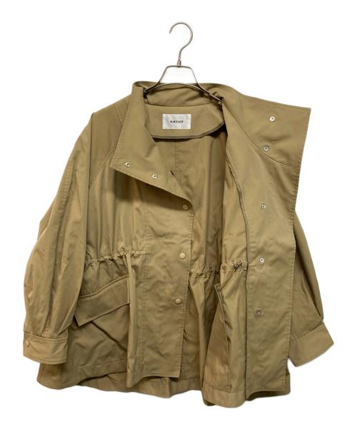 machatt（マチャット）machatt (マチャット) スタンドオーバーコート ベージュ サイズ:Fの古着・服飾アイテム