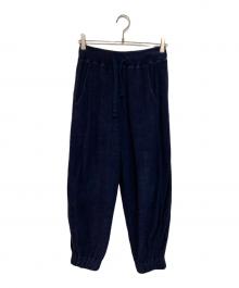 machatt（マチャット）の古着「パイルパンツ」｜ネイビー