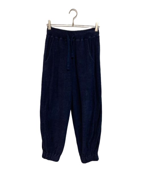 machatt（マチャット）machatt (マチャット) パイルパンツ ネイビー サイズ:Fの古着・服飾アイテム