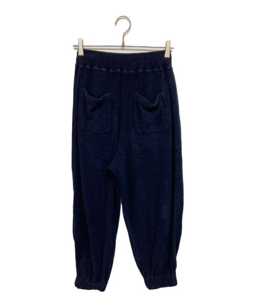 machatt（マチャット）machatt (マチャット) パイルパンツ ネイビー サイズ:Fの古着・服飾アイテム