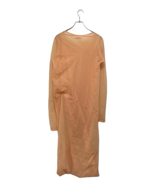 FUMIKA UCHIDA（フミカウチダ）FUMIKA UCHIDA (フミカウチダ) stretch taffeta layered dress オレンジ サイズ:XSの古着・服飾アイテム
