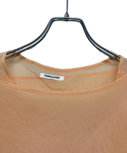 FUMIKA UCHIDA（フミカウチダ）FUMIKA UCHIDA (フミカウチダ) Stretch Taffeta LAYERED CROPPED TOP オレンジ サイズ:Sの古着・服飾アイテム