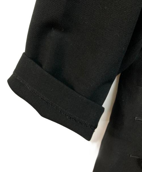 ENFOLD（エンフォルド）ENFOLD (エンフォルド) スポンジダブルクロススリットポンチョプルオーバー ブラック サイズ:36の古着・服飾アイテム