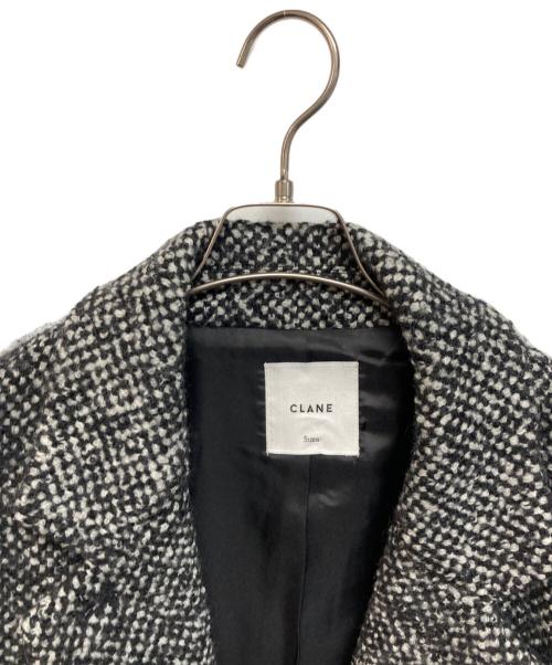 CLANE（クラネ）CLANE (クラネ) SuzuHirose (スズヒロセ) MIX COLOR OVER COAT ブラック サイズ:1の古着・服飾アイテム