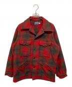 PENDLETONペンドルトン）の古着「60s オンブレチェックウールジャケット」｜レッド