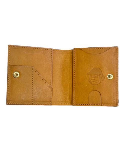 BEER BELLY（ビアベリー）BEER BELLY (ビアベリー) HATCHBACK SLIMコンパクト財布 ブラウンの古着・服飾アイテム