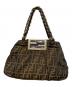 FENDI（フェンディ）の古着「ズッカ柄 ミア チェーンショルダーバッグ」｜ブラウン