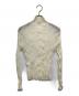 ISSEY MIYAKE (イッセイミヤケ) ウェーブ プリーツ ハイネックカットソー ホワイト サイズ:L：10000円