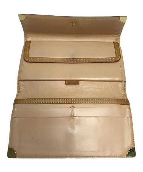 LOUIS VUITTON（ルイ ヴィトン）LOUIS VUITTON (ルイ ヴィトン) ポルトトレゾール・インターナショナル モノグラム・チェリーブロッサム ブラウン×ピンクの古着・服飾アイテム