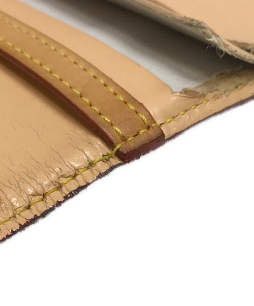 LOUIS VUITTON（ルイ ヴィトン）LOUIS VUITTON (ルイ ヴィトン) ポルトトレゾール・インターナショナル モノグラム・チェリーブロッサム ブラウン×ピンクの古着・服飾アイテム