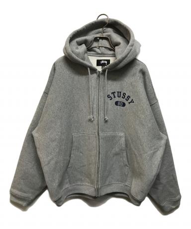 中古・古着通販】stussy (ステューシー) Varsity Zip Hoodie グレー