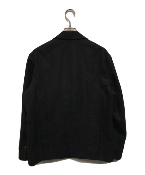 stussy（ステューシー）stussy (ステューシー) STITCH STRIPE DOUBLE-BREASTED BLAZER【スティッチ ストライプ 【ダブルブレステッド ブレザー】 ブラック サイズ:SIZE Ｓの古着・服飾アイテム