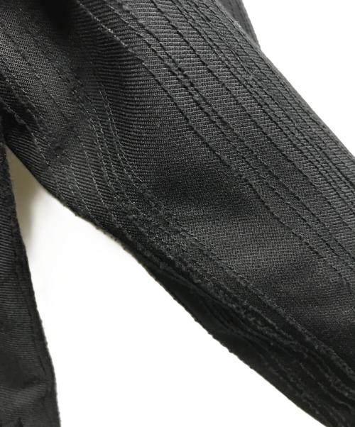 stussy（ステューシー）stussy (ステューシー) STITCH STRIPE DOUBLE-BREASTED BLAZER【スティッチ ストライプ 【ダブルブレステッド ブレザー】 ブラック サイズ:SIZE Ｓの古着・服飾アイテム