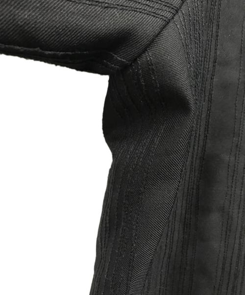 stussy（ステューシー）stussy (ステューシー) STITCH STRIPE DOUBLE-BREASTED BLAZER【スティッチ ストライプ 【ダブルブレステッド ブレザー】 ブラック サイズ:SIZE Ｓの古着・服飾アイテム