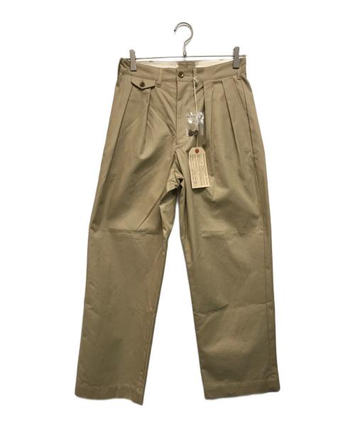 waiper（ワイパー）WAIPER (ワイパー) M-49 VENTILE チノトラウザー ストレート カーキ サイズ:SIZE 30R 未使用品の古着・服飾アイテム