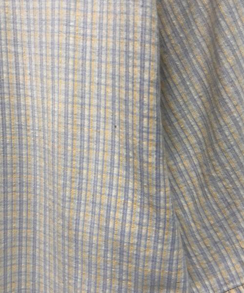 stussy（ステューシー）stussy (ステューシー) 半袖チェックシャツ ベージュ サイズ:Mの古着・服飾アイテム