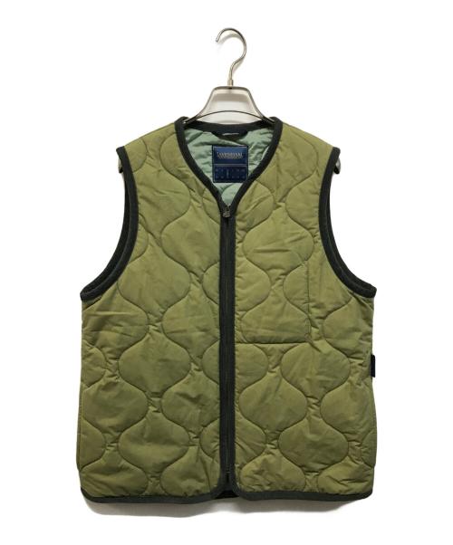LAVENHAM（ラベンハム）LAVENHAM (ラベンハム) キルティングベスト カーキ サイズ:Mの古着・服飾アイテム