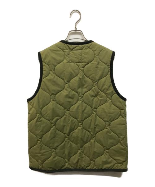LAVENHAM（ラベンハム）LAVENHAM (ラベンハム) キルティングベスト カーキ サイズ:Mの古着・服飾アイテム