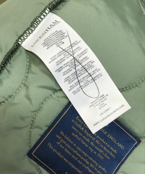 LAVENHAM（ラベンハム）LAVENHAM (ラベンハム) キルティングベスト カーキ サイズ:Mの古着・服飾アイテム
