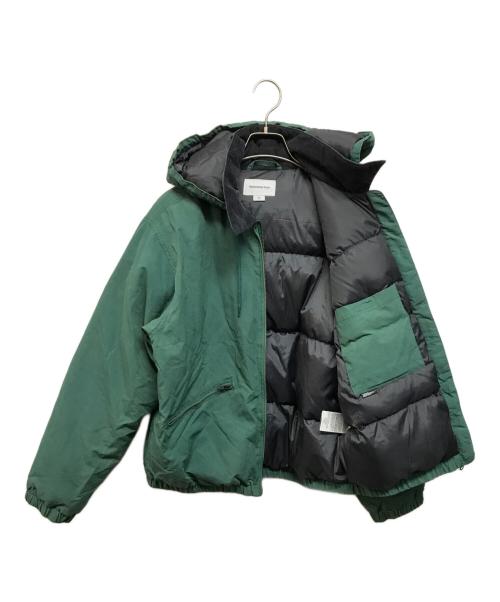 thisisneverthat（ディスイズネバーザット）thisisneverthat (ディスイズネバーザット) Washed Down Puffer Jacket グリーン サイズ:Sの古着・服飾アイテム