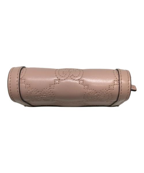 GUCCI（グッチ）GUCCI (グッチ) GGマトラッセカードケースウォレット ピンクの古着・服飾アイテム