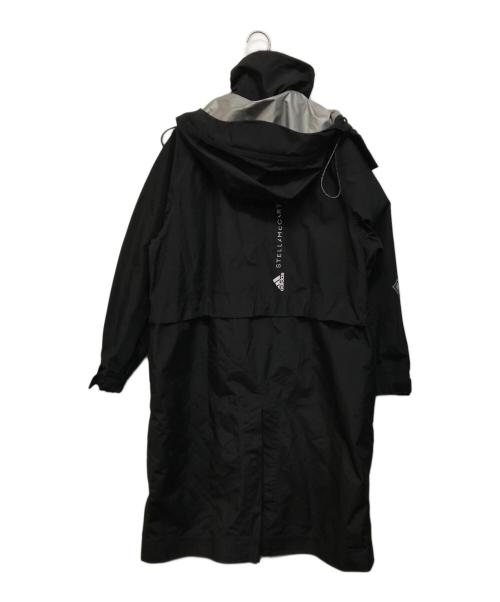 adidas by stella McCartney（アディダス バイ ステラマッカートニー）adidas by stella McCartney (アディダス バイ ステラマッカートニー) GORE-TEX フーデッドコート ブラック サイズ:Mの古着・服飾アイテム