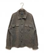 BRAIN DEADブレインデッド）の古着「ワッフルシャツジャケット」｜ブラウン