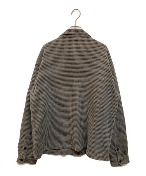 BRAIN DEAD（ブレインデッド）BRAIN DEAD (ブレインデッド) ワッフルシャツジャケット ブラウン サイズ:Lの古着・服飾アイテム
