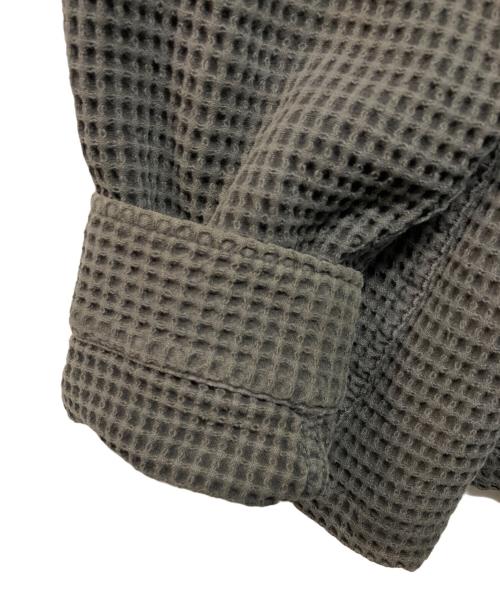 BRAIN DEAD（ブレインデッド）BRAIN DEAD (ブレインデッド) ワッフルシャツジャケット ブラウン サイズ:Lの古着・服飾アイテム