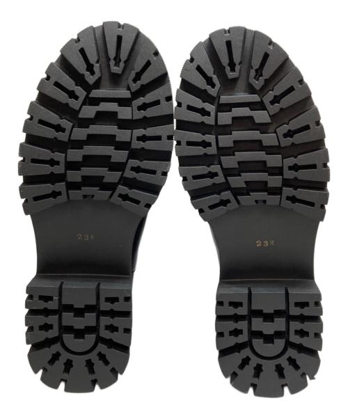 DHYANA（ディアーナ）DHYANA (ディアーナ) バックファスナーチェルシーブーツ ブラック サイズ:23 1/2の古着・服飾アイテム