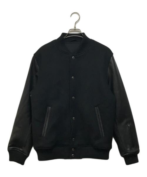 SOPHNET.（ソフネット）SOPHNET. (ソフネット) 21AW VARSITY JACKET ブラック サイズ:SIZE Sの古着・服飾アイテム