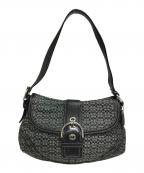 COACHコーチ）の古着「ワンショルダーバッグ」｜グレー