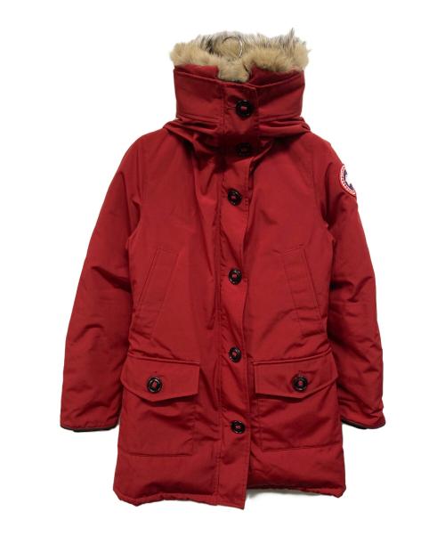 CANADA GOOSE（カナダグース）CANADA GOOSE (カナダグース) ブロンテパーカー ヘリテージ ダウンジャケット レッド サイズ:XSの古着・服飾アイテム