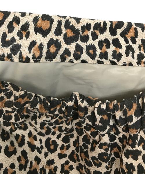 DOUBLE STANDARD CLOTHING（ダブルスタンダードクロージング）DOUBLE STANDARD CLOTHING (ダブルスタンダードクロージング) レオパードティアードマキシスカート ブラウン サイズ:36の古着・服飾アイテム