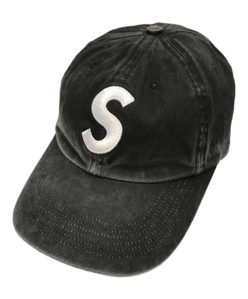 SUPREME（シュプリーム）Supreme (シュプリーム) Pigment Print S Logo denim cap グレーの古着・服飾アイテム